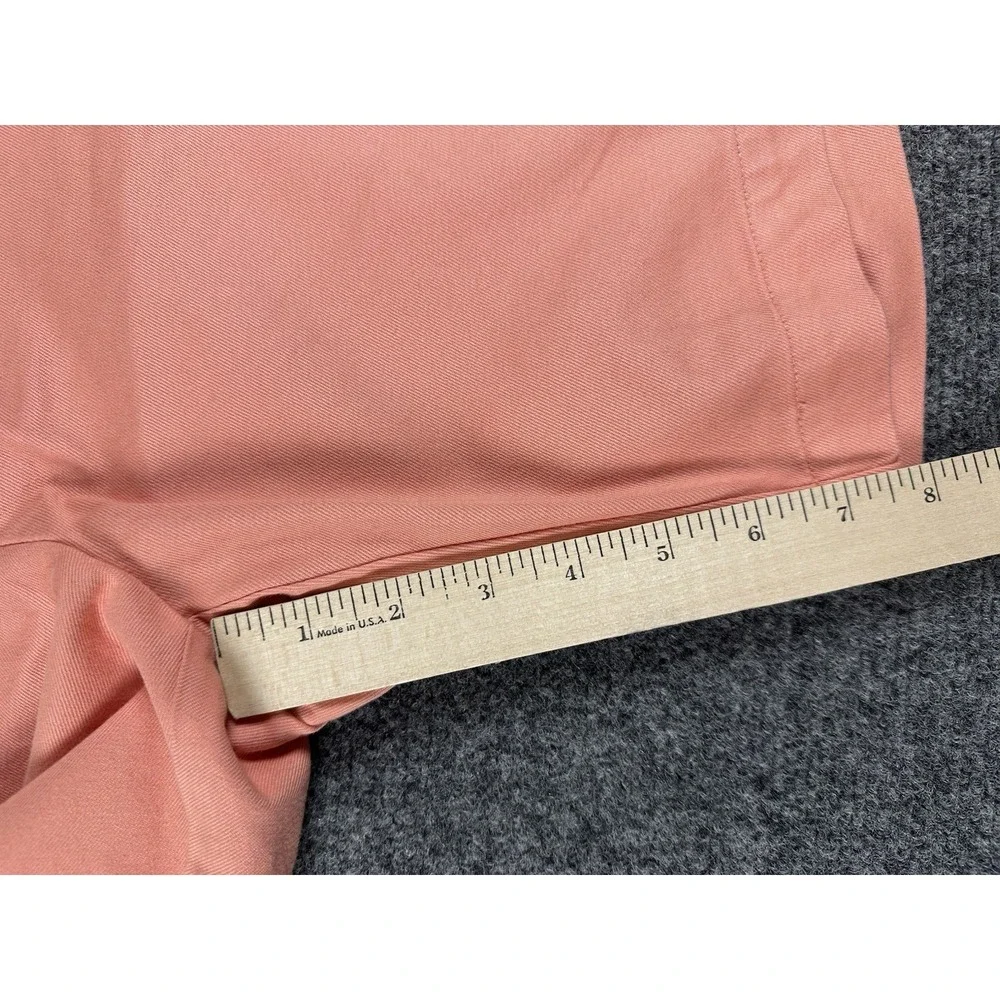 Peter Millar Pilot Twill Shorts 44 Mens Pima Twill Salmon Orange MS23B05